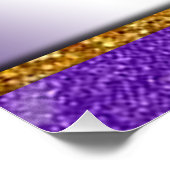 Poster Talons hauts de Purple Glitter (Coin)