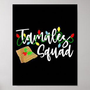 Poster Tamales Squad Tamales Creds Fun Christmas