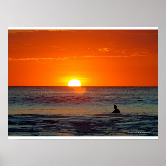 Poster Tamarindo, Costa Rica (Devant)