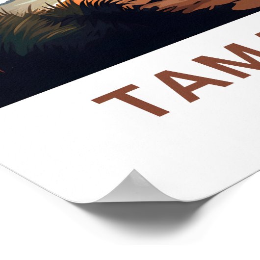 Poster Tamarindo Costa Rica Imprimer (Coin)