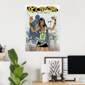 Poster Tambour à un impression/affiche (Bureau à domicile)