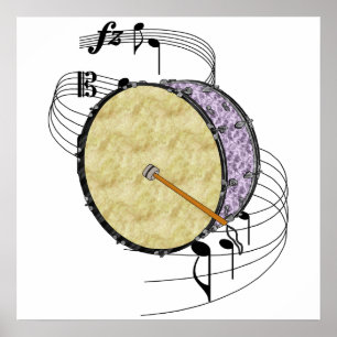 Poster Tambour basse