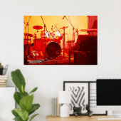 Poster tambours (Bureau à domicile)