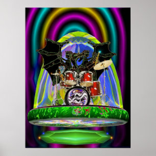 Poster Tambours à dragon.