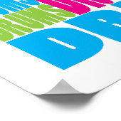 Poster Tambours colorés (Coin)