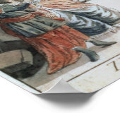 Poster Tamino et Pamina devant le temple (Coin)