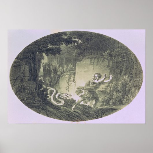 Poster Tamino poursuivi par un serpent géant (Devant)
