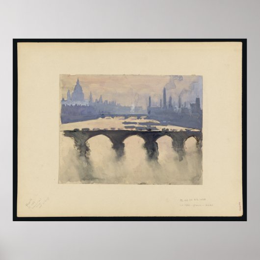 Poster Tamise Dans L'Impression À La Pointe (Devant)