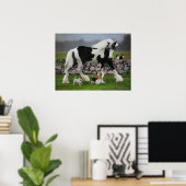 Poster "Tamlin & Les Pups" (Bureau à domicile)