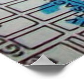 Poster Tampa, FL Carte Vintage (Coin)