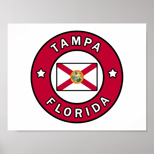 Poster Tampa Floride (Devant)