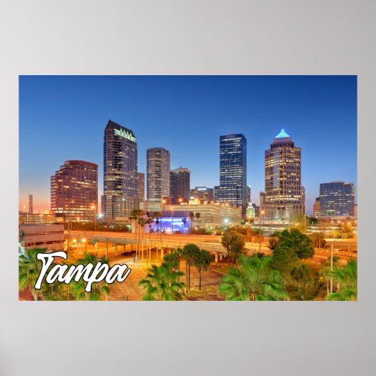 Poster Tampa, Floride, États-Unis (Devant)