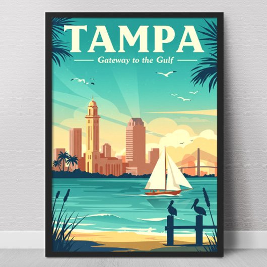 Poster Tampa vintage