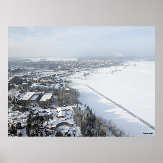 Poster Tampere en hiver (Devant)