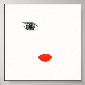 Poster Tan blanc