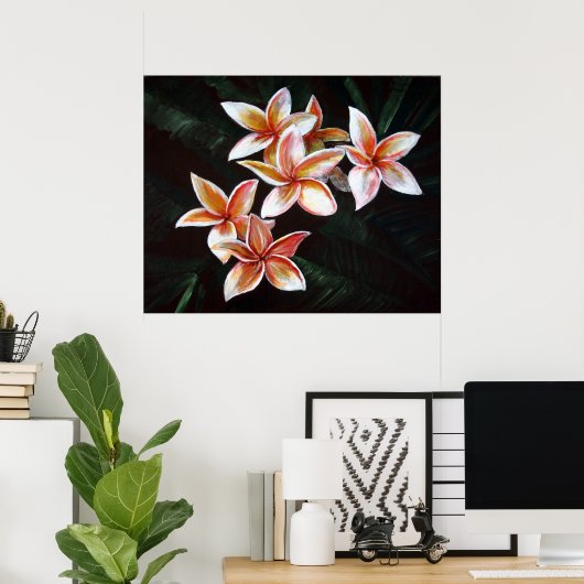 Poster Tan Plumeria (Bureau à domicile)