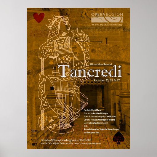 Poster Tancredi (Devant)