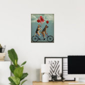 Poster Tandem berger allemand (Bureau à domicile)