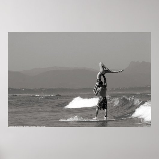 Poster Tandem Surf couple (Devant)