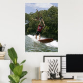 Poster Tandem Surfing at Noosa 2009 (Bureau à domicile)