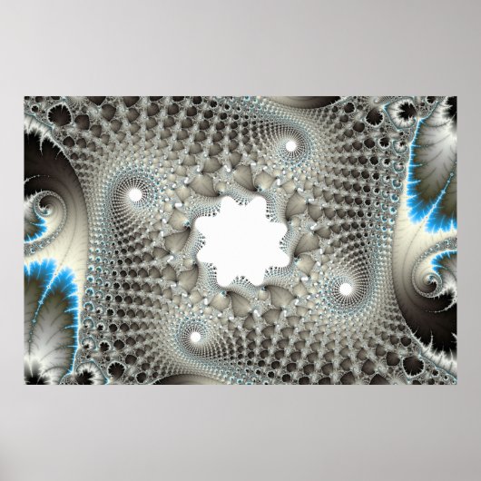 Poster Tangée en bleu (Devant)