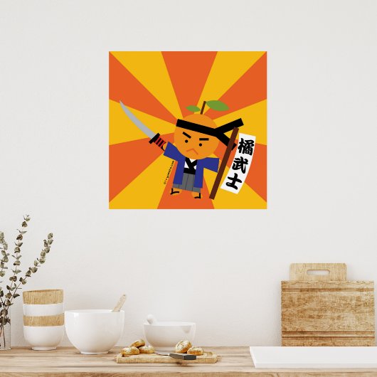 Poster Tangerine Samurai (Cuisine)