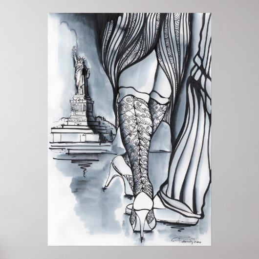 Poster Tango à New York (Devant)