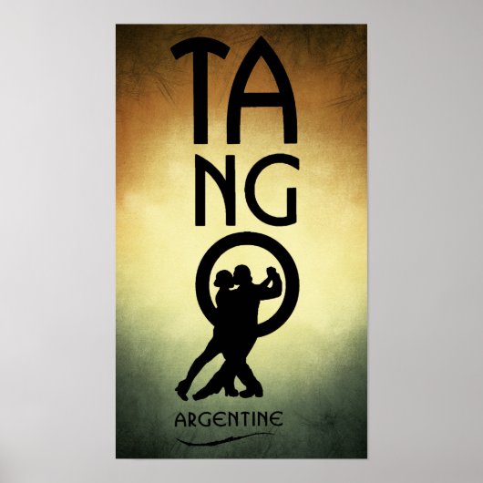 Poster Tango argentin (Devant)