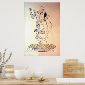 Poster Tango Dancing vintage des années 1900 (Cuisine)