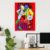 Poster Tango tecno (Bureau à domicile)