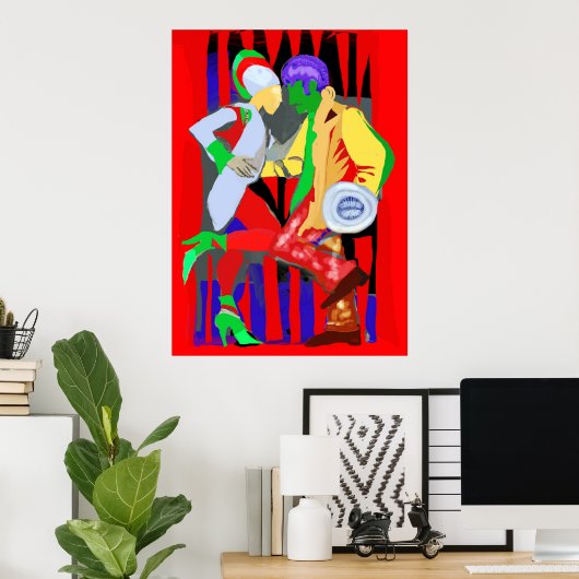 Poster Tango tecno (Bureau à domicile)