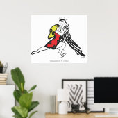 Poster Tangueros caractères Tango (Bureau à domicile)