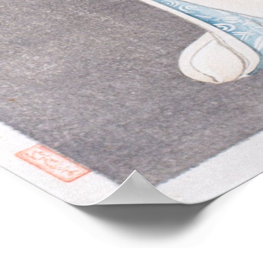 Poster Taniguchi Kokyo Esprit du Heron Maiden (Coin)