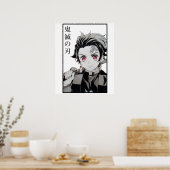 Poster Tanjiro Demon Slayer Kimetsu No Yaiba Anime (Cuisine)