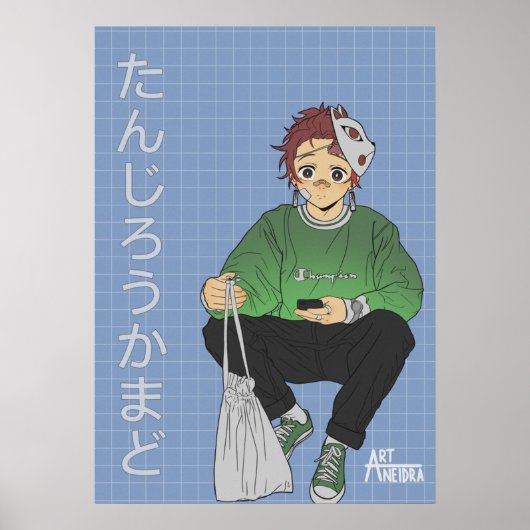 Poster Tanjiro Kamado (Devant)