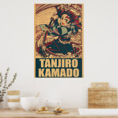 Poster Tanjiro Kamado Demon Slayer (Cuisine)