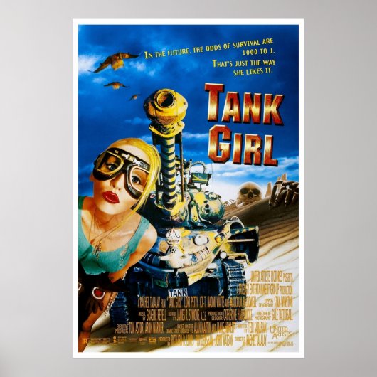 Poster Tank Girl 1995 (Devant)
