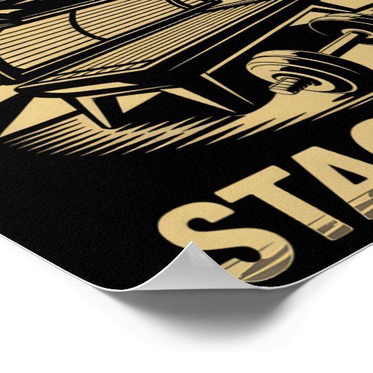 Poster Tanning Led Llow Hard Concurrents Fitness Fans Tan (Coin)