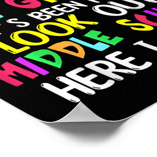 Poster Tant de 5e année d'études au collège ici I (Coin)