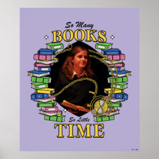 Poster Tant De Livres, Si Peu De Temps