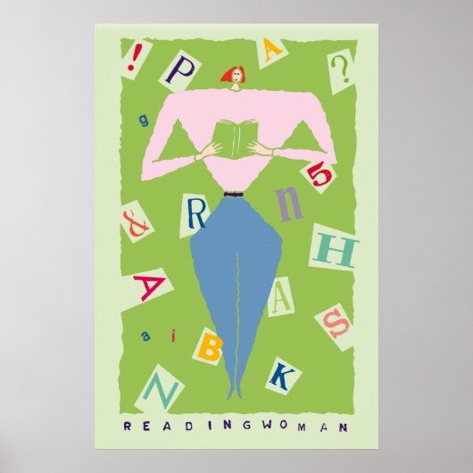 Poster Tant De Mots, Lecture Femme (Devant)
