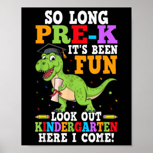 Poster Tant de pré-k pré-collégial Graduation jardin d'en