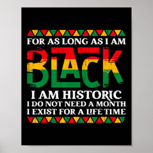Poster Tant que je suis Noir, je suis l'histoire noire hi