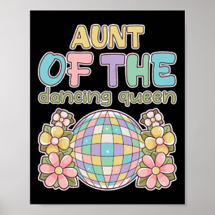 Poster Tante De La Reine Danser Rétro 17e Anniversaire Fa