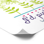 Poster Tante Empreinte do-it-yourself Art Activité Modèle (Coin)