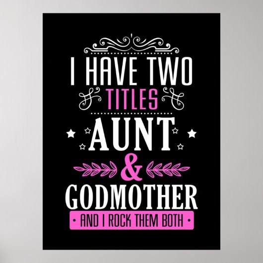 Poster Tante et marraine (Devant)