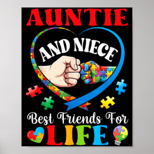 Poster Tante et nièce meilleures amies pour la vie Supp A