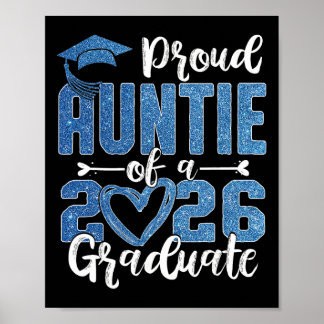 Poster Tante fière d'un étudiant de la promotion 2026 en 