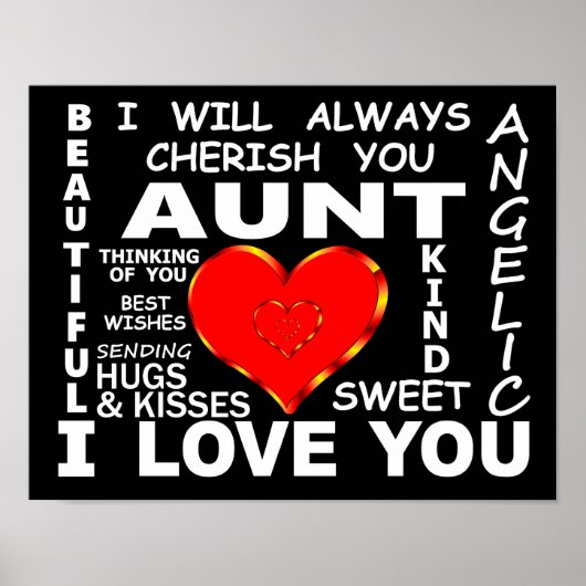 Poster Tante Je T'Aime (Devant)