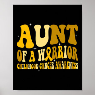 Poster Tante super vintage de sensibilisation au cancer i